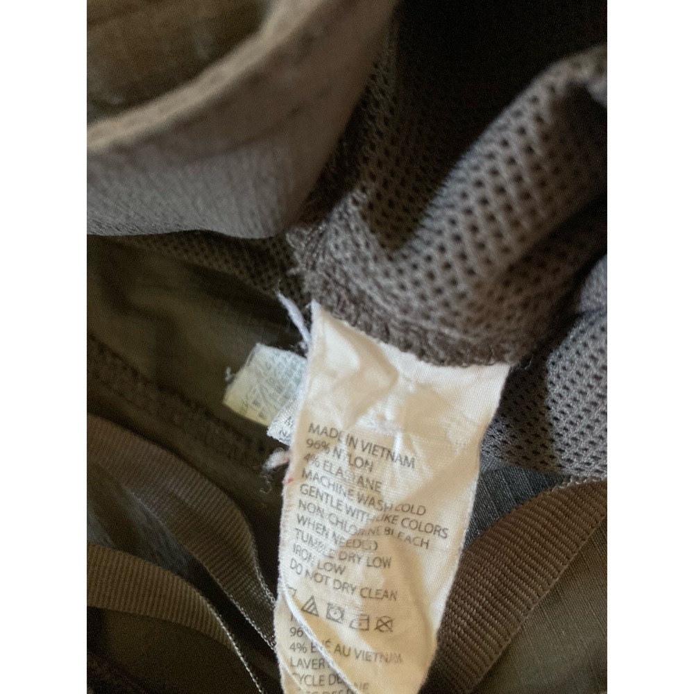 Prana Womens Nylon Stretch Hiking Pants Size 6 Gray Drawstring Outdoor Ripstop - Picture 4 of 15